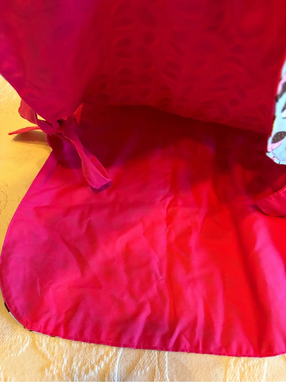 Handmade Reversible Toddler Art Smock Apron Ice Cream Side Tie Bib craft baking